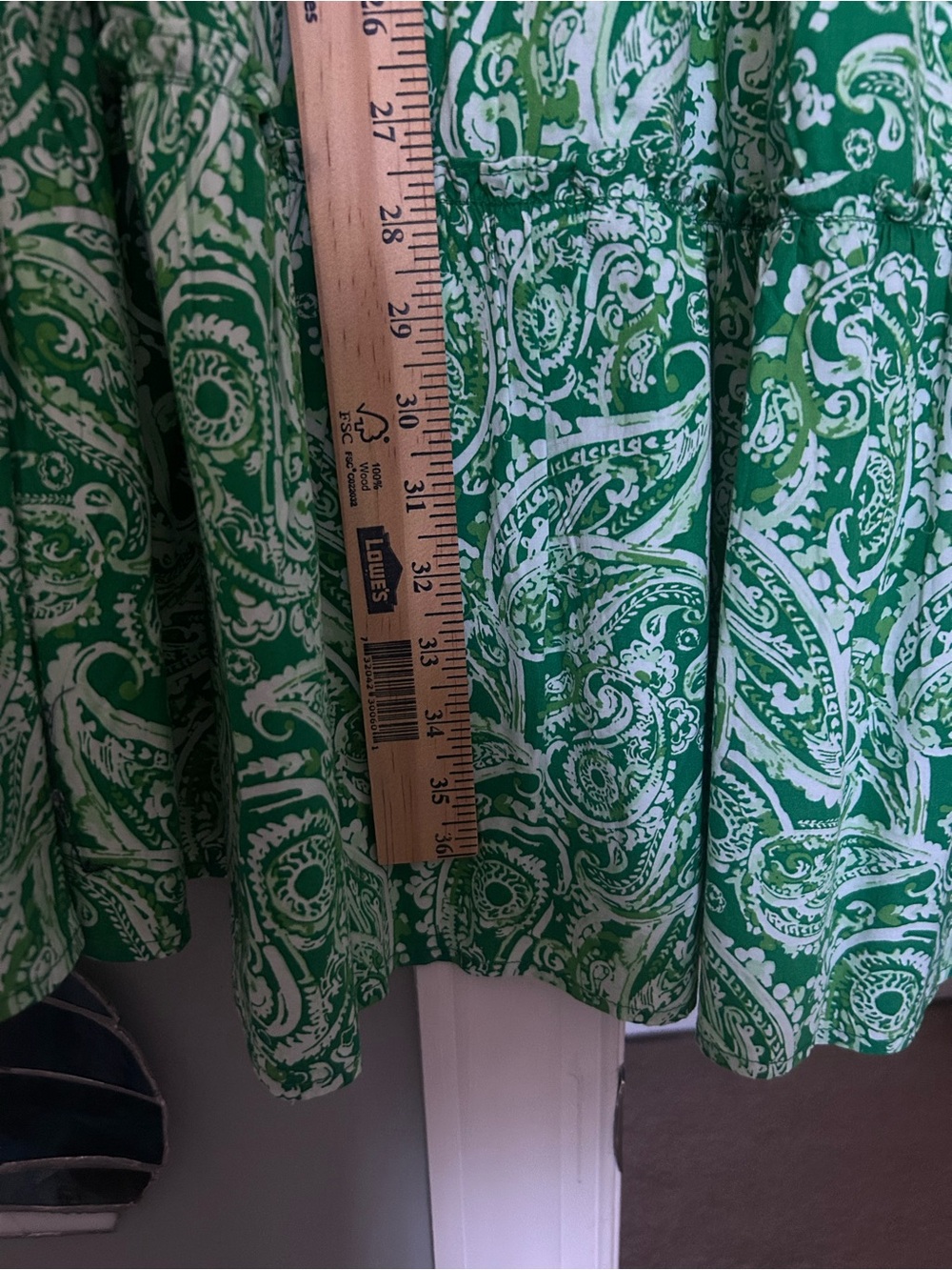 Crown & IvyGreen Paisley Tiered Dress - Picture 5 of 6